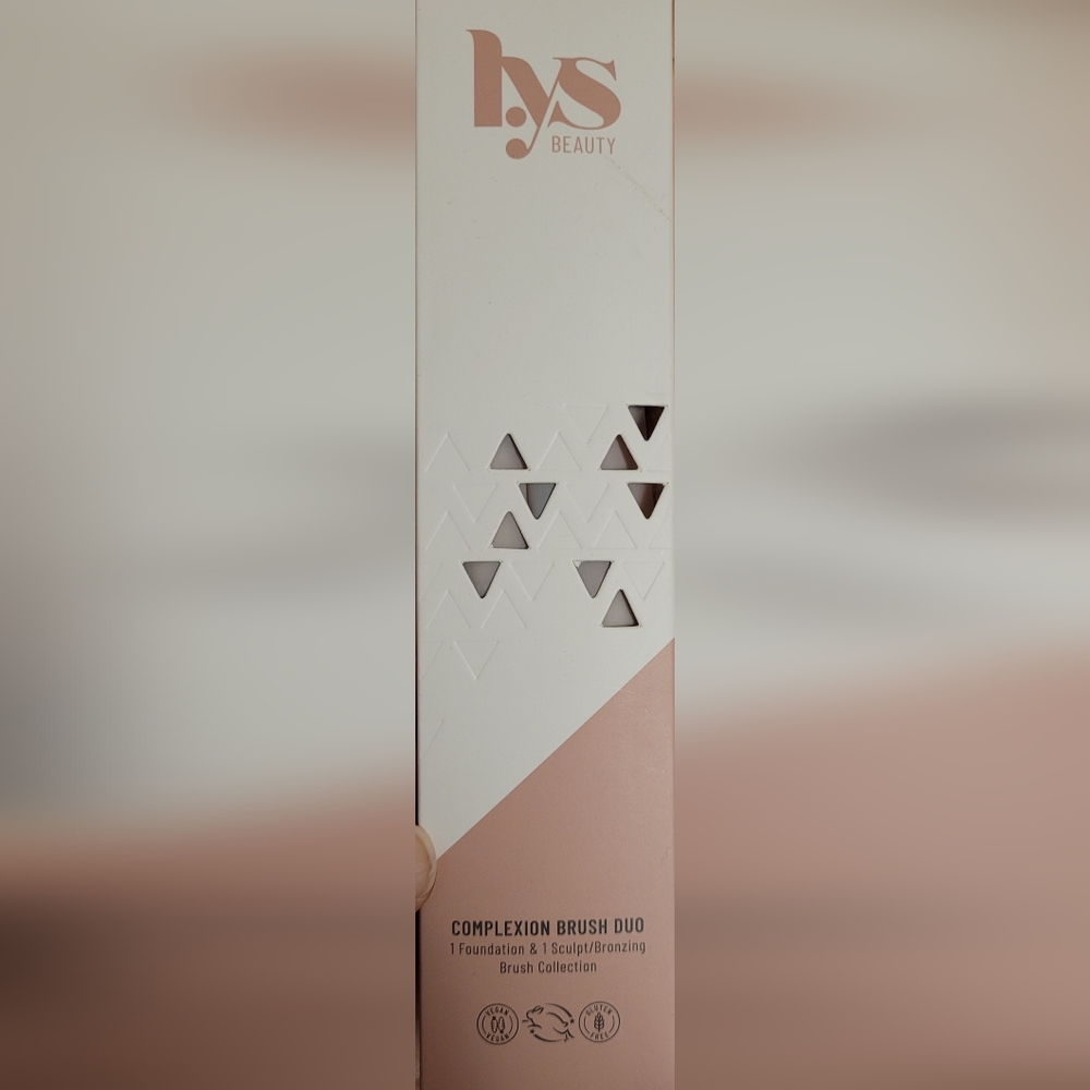 Lys Beauty Complexion Brush Duo NIB